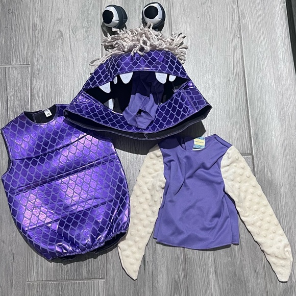 Worn Once. Disney Boo Monster’s Inc. Costume 12-18 months. - Picture 3 of 4